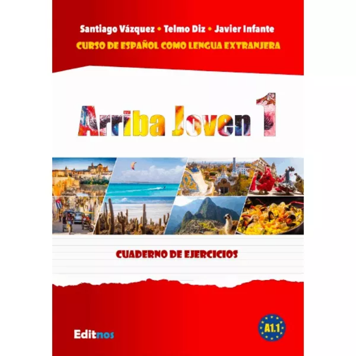 okładka Arriba Joven 1 ćwiczenia do nauki hiszpańskiego A1.1 książka