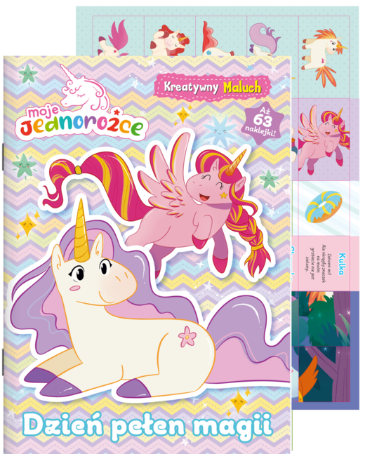 okładka Dzień pełen magii. Moje Jednorożce. Kreatywny Maluch książka