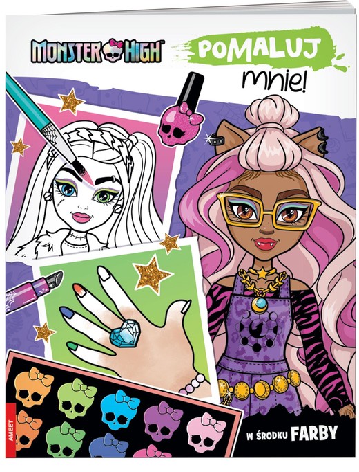 okładka Monster High Pomaluj mnie! MAK-1501 książka