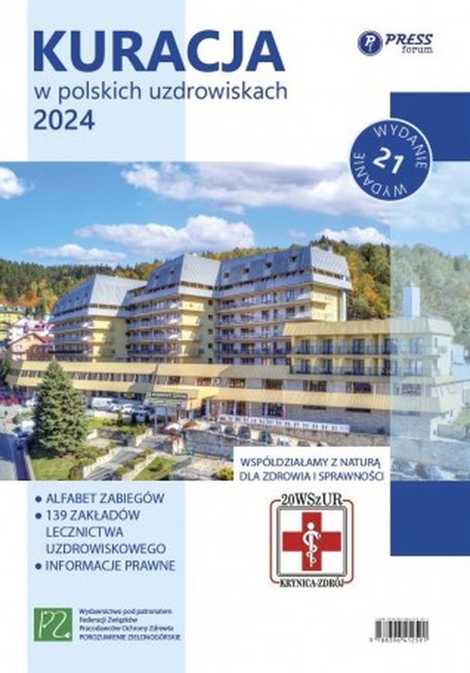 okładka Kuracja w polskich uzdrowiskach 2024 książka