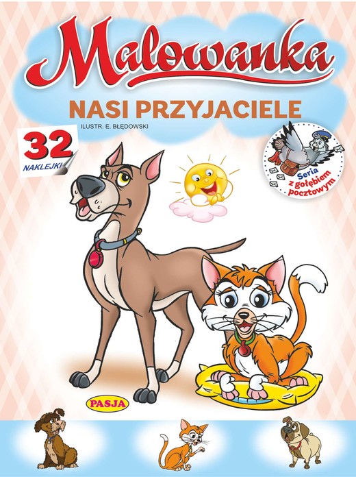 okładka Nasi przyjaciele. Malowanka książka