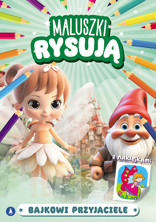 okładka Bajkowi przyjaciele. Maluszki rysują książka