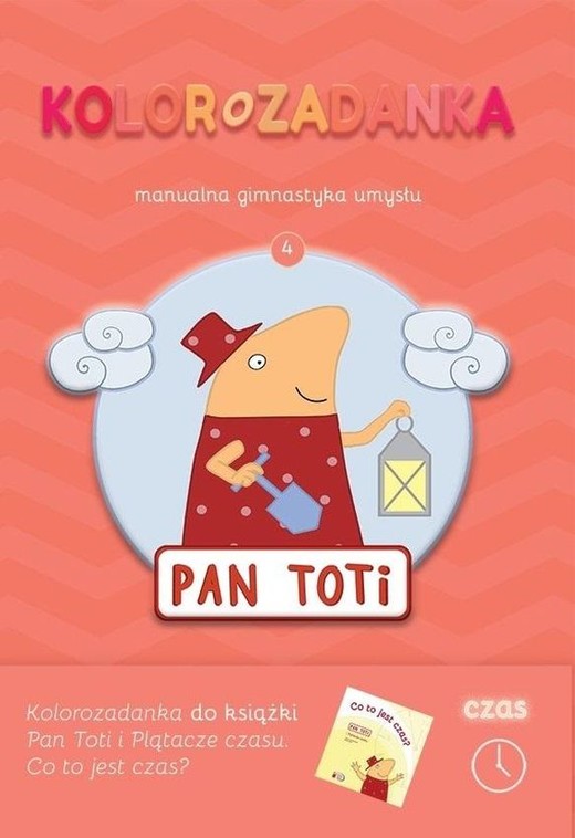 okładka Kolorozadanka 4. Pan Toti książka