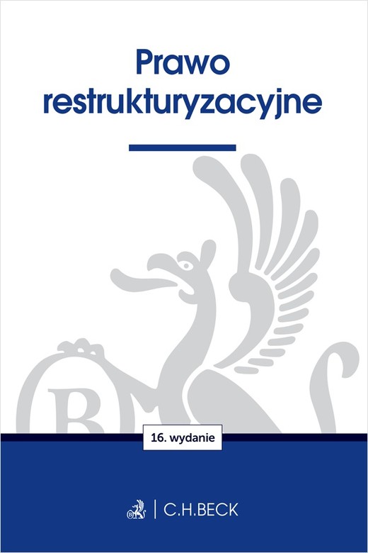 okładka Prawo restrukturyzacyjne wyd. 16 książka