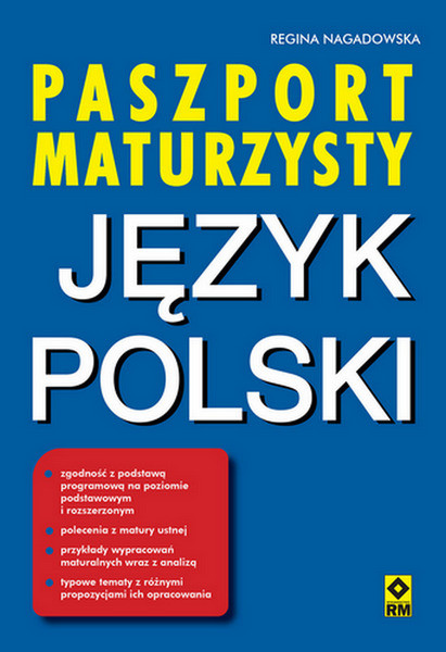 okładka Paszport maturzysty Język polski wyd. 2024 książka