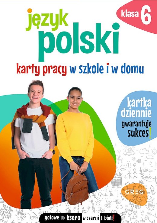 okładka Język polski. Karty pracy w szkole i w domu. Klasa 6 książka