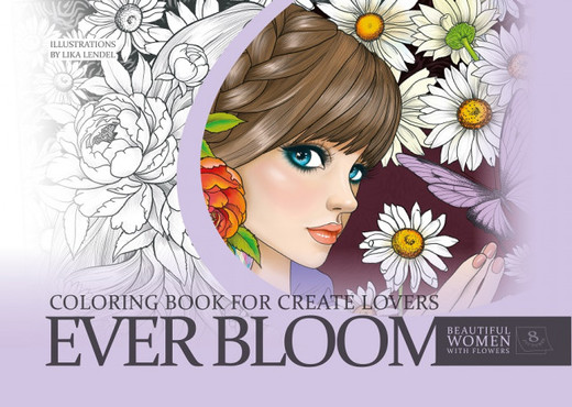 okładka Kolorowanka kreatywna A4 fioletowa książka