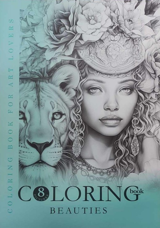 okładka Kolorowanka kreatywna A4 tygrys książka