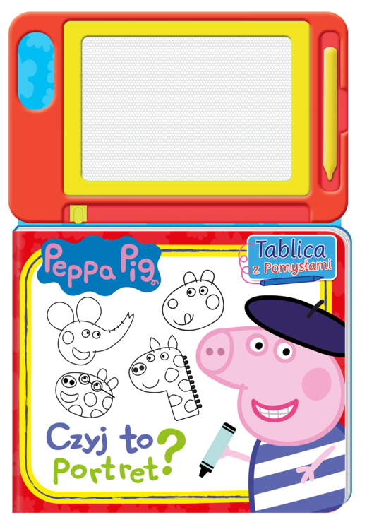 okładka Czyj to portret. Świnka Peppa. Tablica z Pomysłami książka | Opracowanie zbiorowe