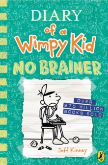okładka Diary of a Wimpy Kid. No Brainer. Book 18 wer. angielska książka | Jeff Kinney