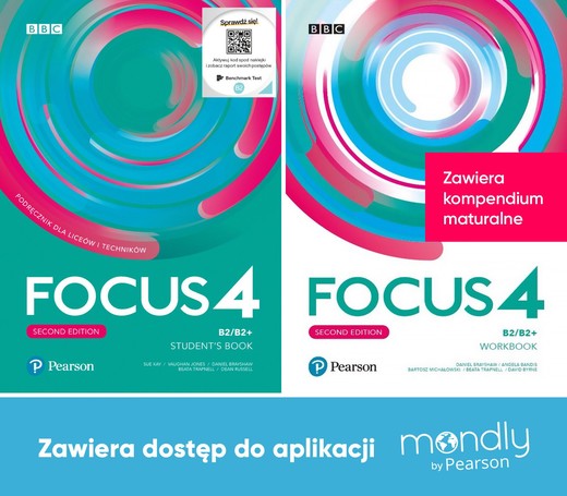 okładka Focus Second Edition 4. Komplet Podręcznik + Zeszyt ćwiczeń + dostęp Mondly książka | Opracowanie zbiorowe