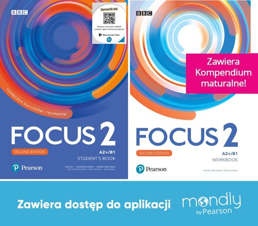 okładka Focus Second Edition 2. Komplet Podręcznik + Zeszyt ćwiczeń + dostęp Mondly książka | Opracowanie zbiorowe