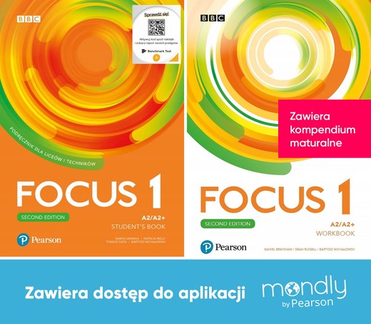 okładka Focus Second Edition 1. Komplet Podręcznik + Zeszyt ćwiczeń + dostęp Mondly książka | Opracowanie zbiorowe