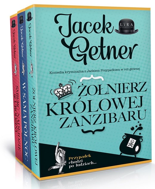 okładka Żołnierz królowej Zanzibaru / W samą północ, /Śmierć nadejdzie w urodziny Pakiet książka | Jacek Getner