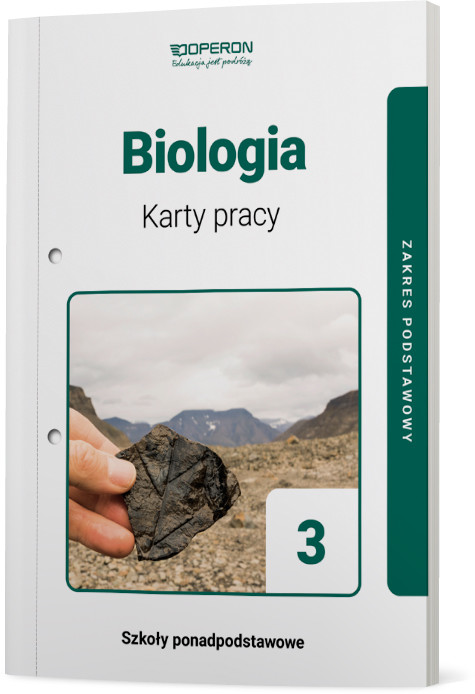 okładka Biologia 3 Karty pracy Zakres podstawowy Szkoła ponadpodstawowa książka