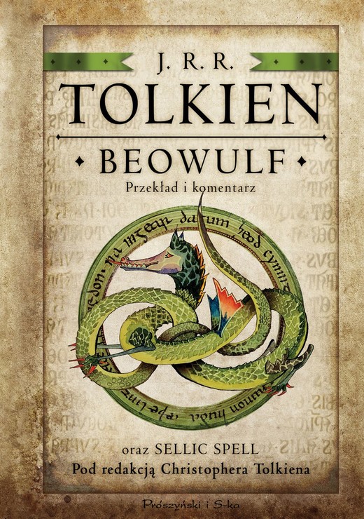 okładka Beowulf. Przekład i komentarz oraz Sellic Spell pod redakcją Christophera Tolkiena książka | J.R.R. Tolkien