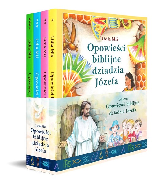 okładka Pakiet Opowieści biblijne dziadzia Józefa książka | Lidia Miś