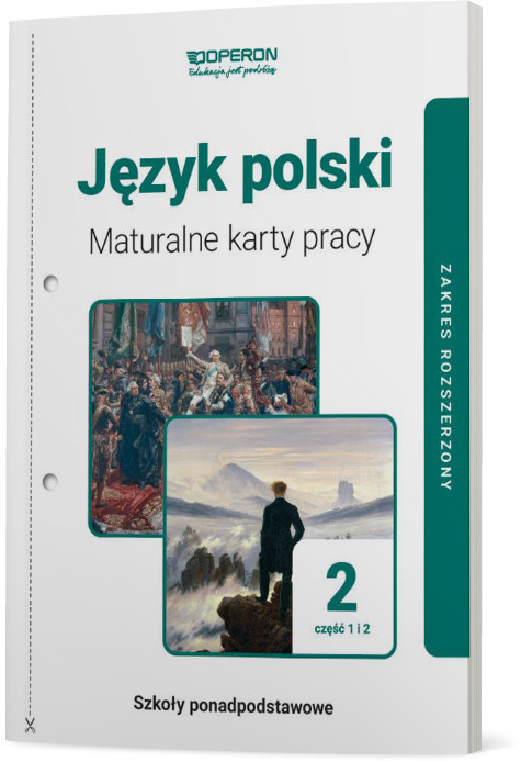 okładka Język polski 2 Maturalne karty pracy Część 1 i 2 Zakres rozszerzony książka | Renata Janicka-Szyszko