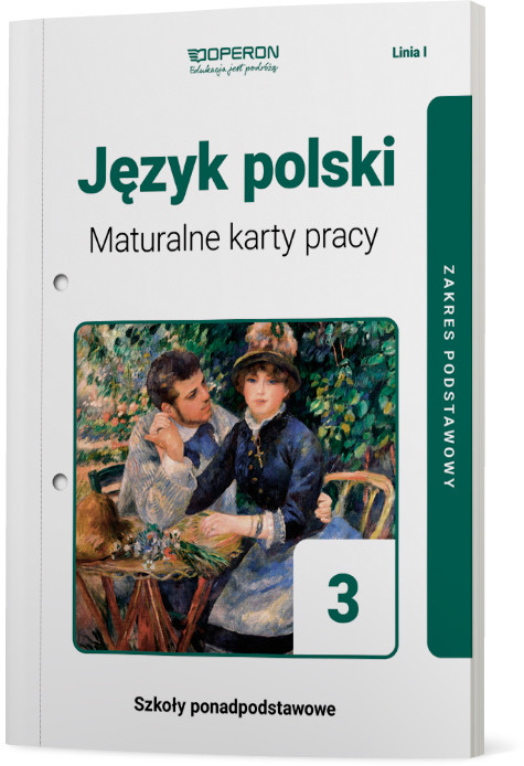okładka Język polski 3 Maturalne karty pracy Linia I Zakres podstawowy Szkoła ponadpodstawowa książka