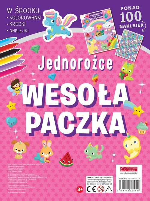 okładka Wesoła paczka Jednorożce książka