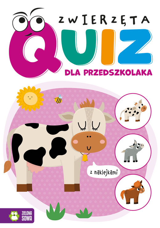 okładka Quiz dla przedszkolaka Zwierzęta książka