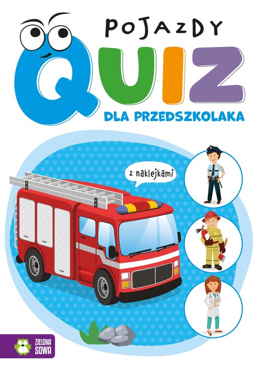 okładka Quiz dla przedszkolaka Pojazdy książka