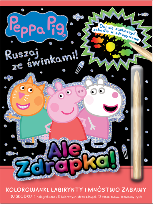 okładka Peppa Pig. Ale zdrapka! Część 5 książka