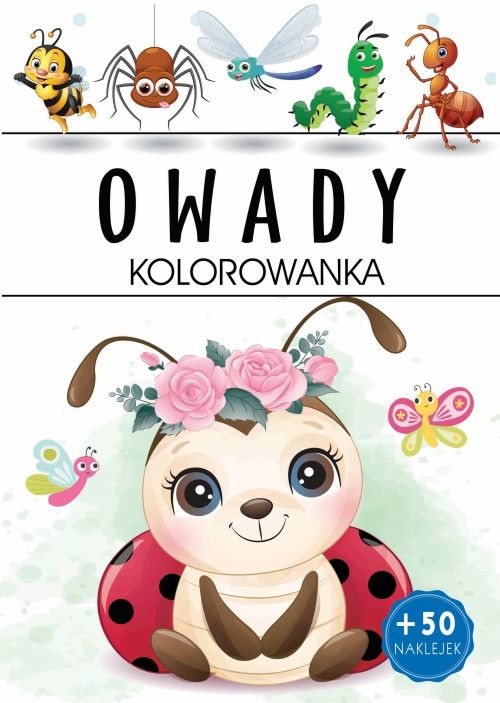 okładka Owady Kolorowanka książka