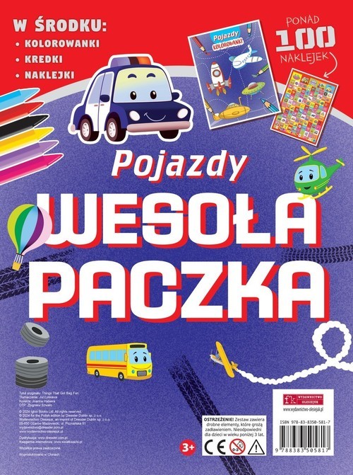 okładka Wesoła paczka. Pojazdy książka