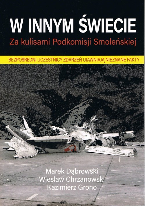 okładka W innym świecie Za kulisami Podkomisji Smoleńskiej książka | Dąbrowski MarekA.