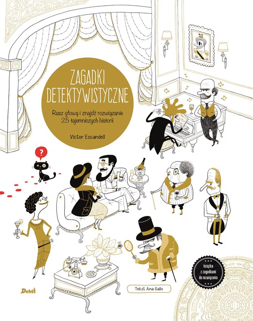 okładka Zagadki detektywistyczne książka | Victor Escandell