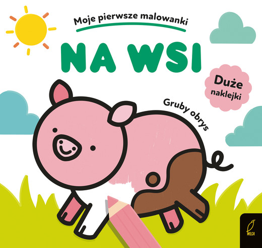 okładka Moje pierwsze malowanki Na wsi książka