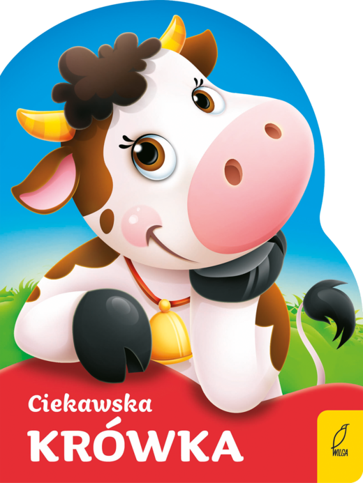 okładka Ciekawska krówka Wykrojnik książka | Urszula Kozłowska