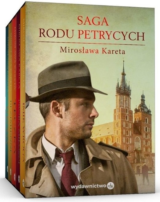 okładka Saga rodu Petrycych Pokochałam wroga / Bezimienni / Teczka / Próba miłości / Imię wroga Pakiet książka | Mirosława Kareta
