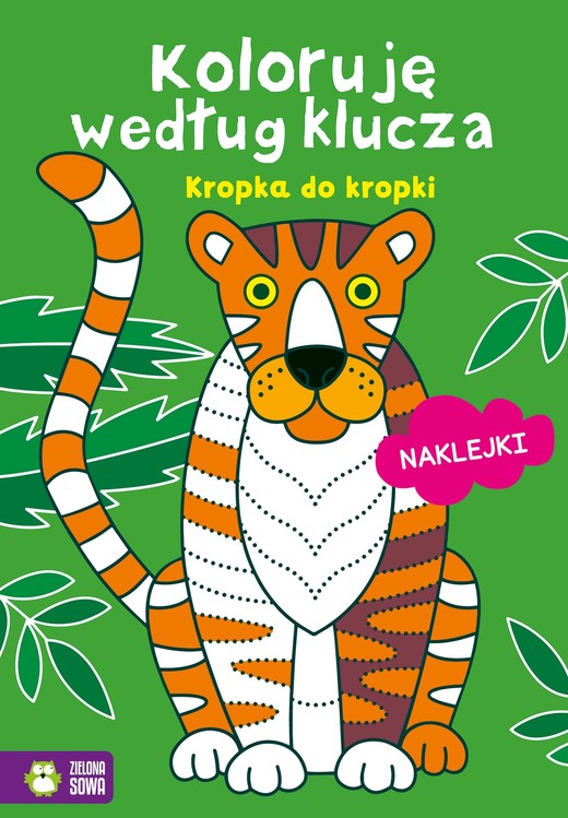 okładka Koloruję według klucza Kropka do kropki książka