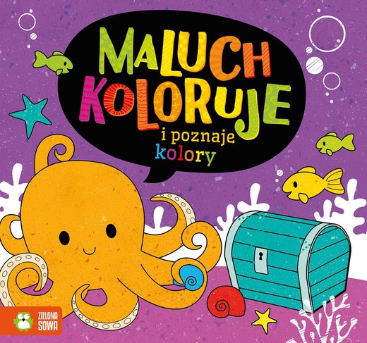 okładka Maluch koloruje i poznaje kolory książka