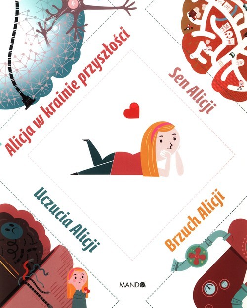 okładka Alicja w krainie przyszłości / Sen Alicji / Uczucia Alicji / Brzuch Alicji Pakiet książka