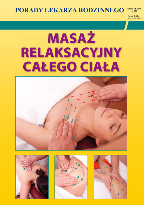 okładka Masaż relaksacyjny całego ciała Porady Lekarza Rodzinnego 166 książka