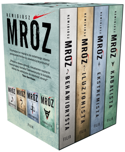 okładka Behawiorysta / Iluzjonista / Ekstremista / Kabalista Pakiet książka | Remigiusz Mróz