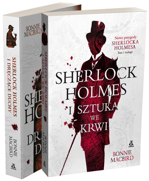 okładka Sherlock Holmes i sztuka we krwi / Sherlock Holmes i dręczące duchy Pakiet książka | Bonnie MacBird