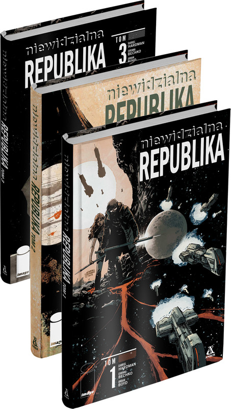 okładka Niewidzialna Republika Tom 1-3 Pakiet książka | Corinna Bechko, Hardman Gabriel