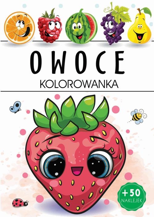 okładka Owoce. Kolorowanka książka