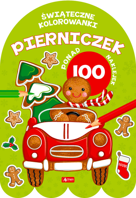 okładka Pierniczek. Kolorowanka z naklejkami książka | Opracowanie zbiorowe