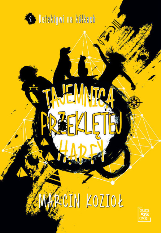 okładka Tajemnica przeklętej harfy. Detektywi na kółkach. Tom 2 książka