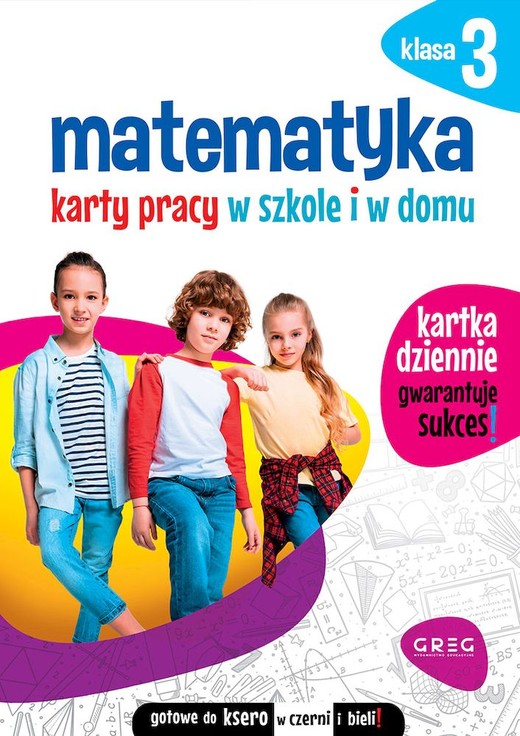 okładka Matematyka. Karty pracy w szkole i w domu. Klasa 3 książka | Opracowanie zbiorowe