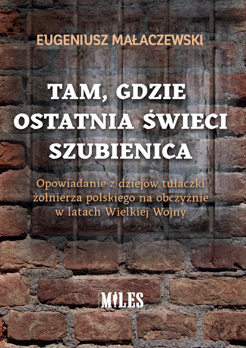okładka Tam gdzie ostatnia świeci szubienica. Opowiadanie z dziejów tułaczki żołnierza polskiego na obczyźni książka