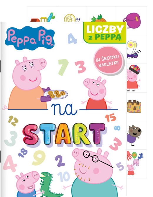 okładka Liczby z Peppą. Świnka Peppa. Na start... książka