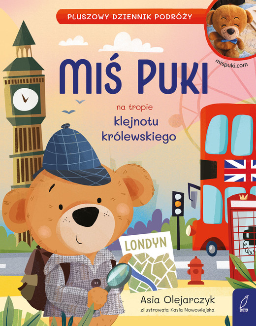 okładka Miś Puki na tropie klejnotu królewskiego. Pluszowy dziennik podróży książka