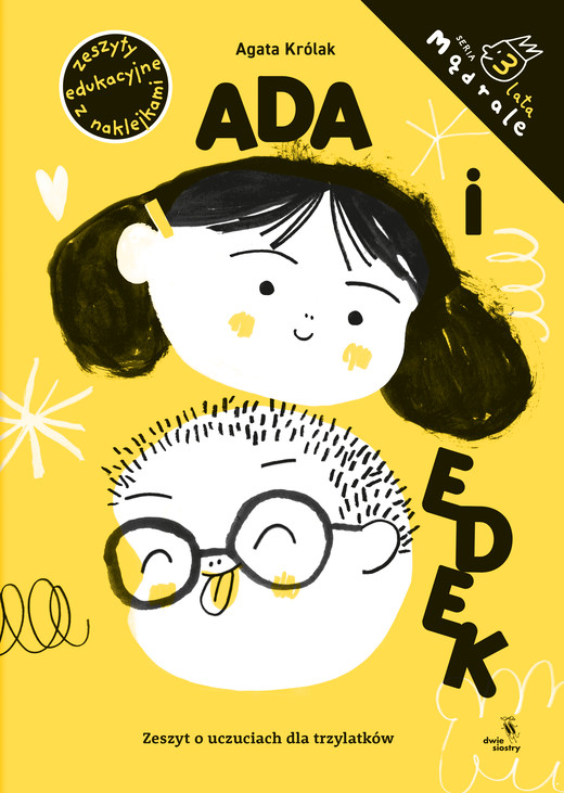 okładka Ada i Edek. Zeszyt o uczuciach dla trzylatków. Mądrale książka