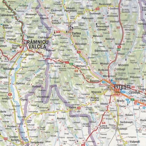 okładka Rumunia mołdawia mapa 1:500 000 książka | Opracowanie zbiorowe